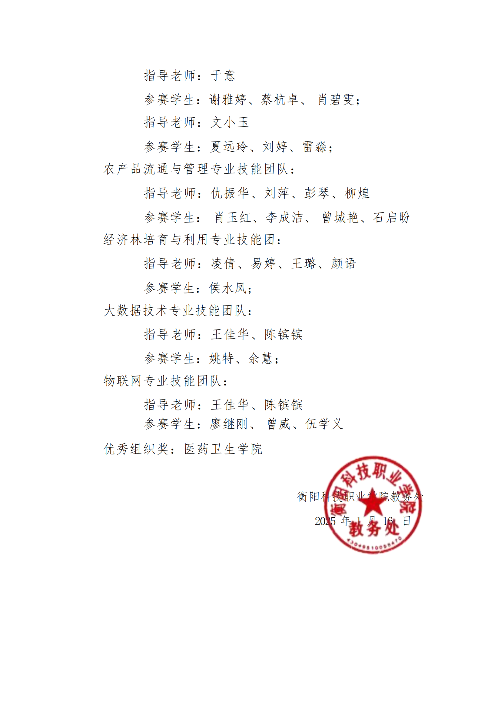 衡科院教通〔2025〕03 号关于beat体育365官网2024年度职业技能竞赛获奖名单通知_02.png